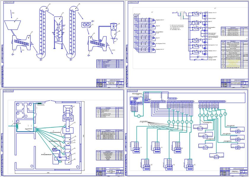 Технологическая схема кормоприготовительного цеха КЦС-6000 Маяк-6