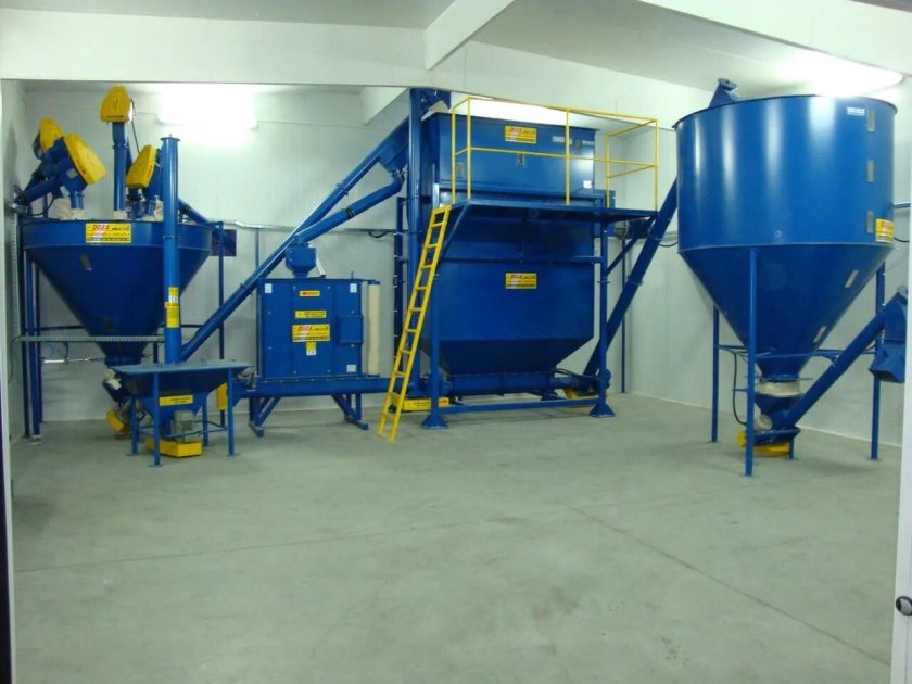 Линия гранулирования комбикорма