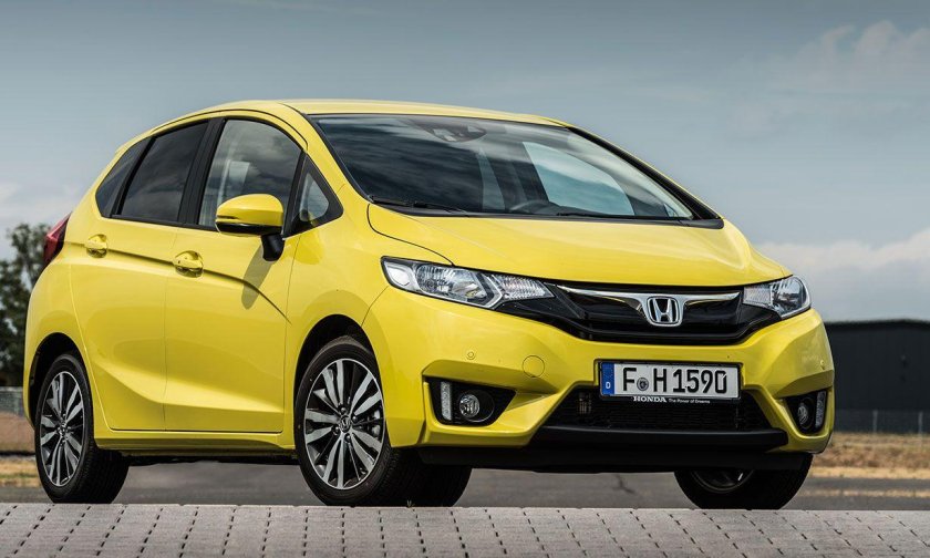 Хонда джаз желтая