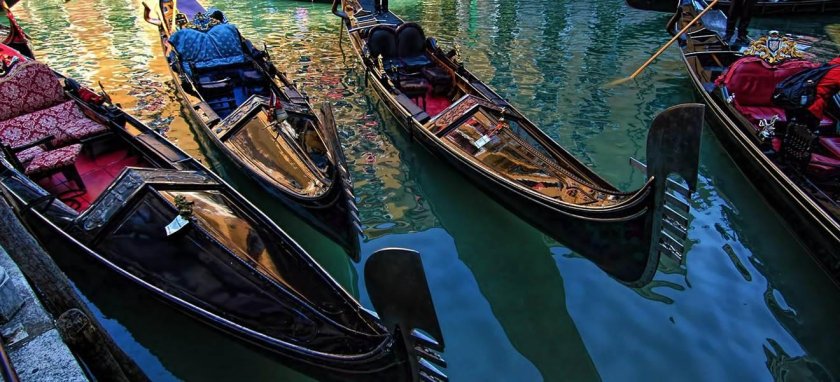 Италия гондола Венеция гондола