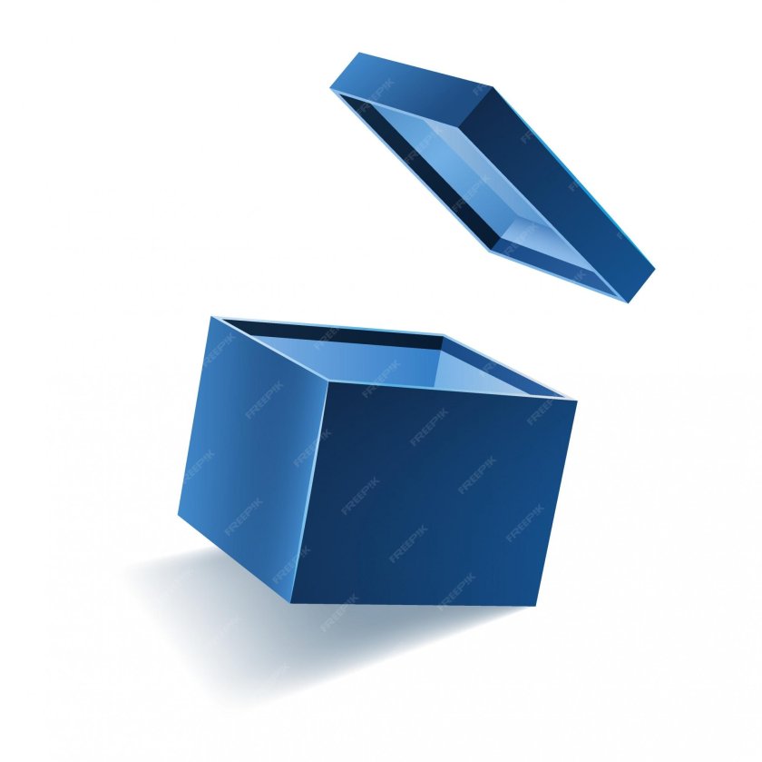 Подарочные коробки синие