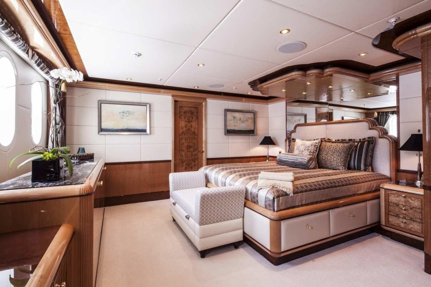 Яхта Чекмезова интерьер