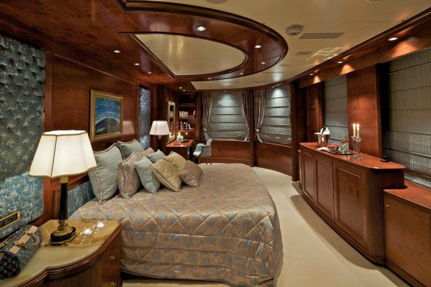 Мегаяхта Sovereign интерьер