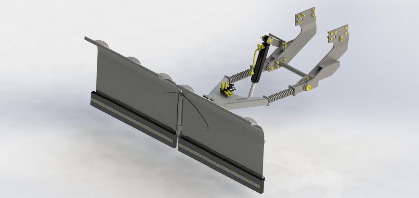 Ко-7 коммунальный отвал-бабочка