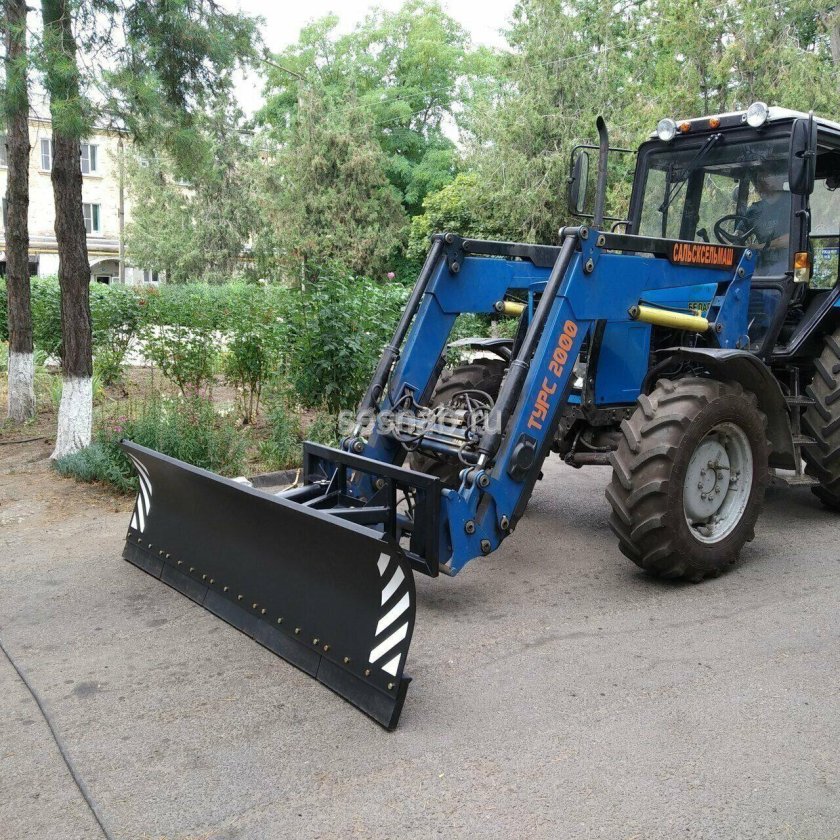 Отвал коммунальный гидроповоротный 2,5м кун (Турс)-2000-30