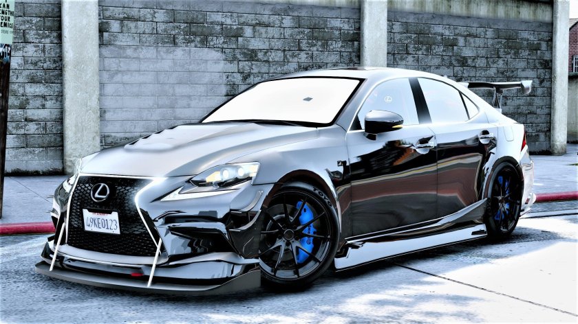 Тюнингованный Лексус is350