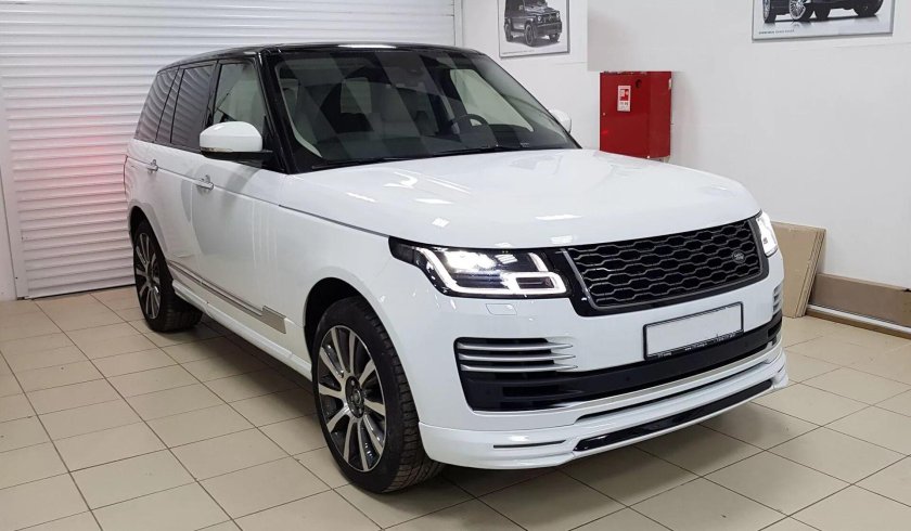 Range Rover Vogue 2015 белый