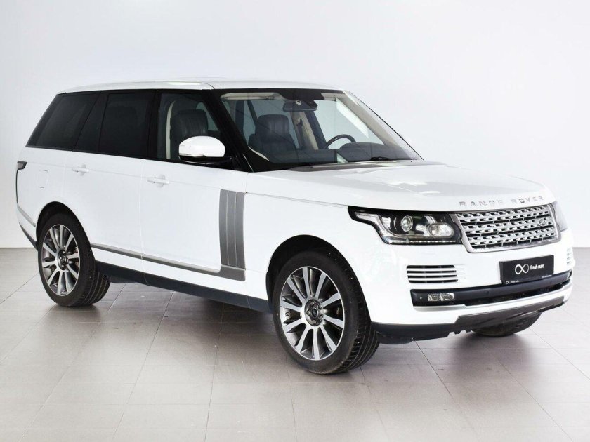 Машина Рендж Ровер белый