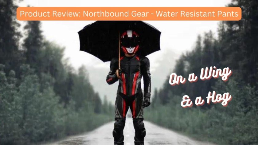 Байкер под дождем