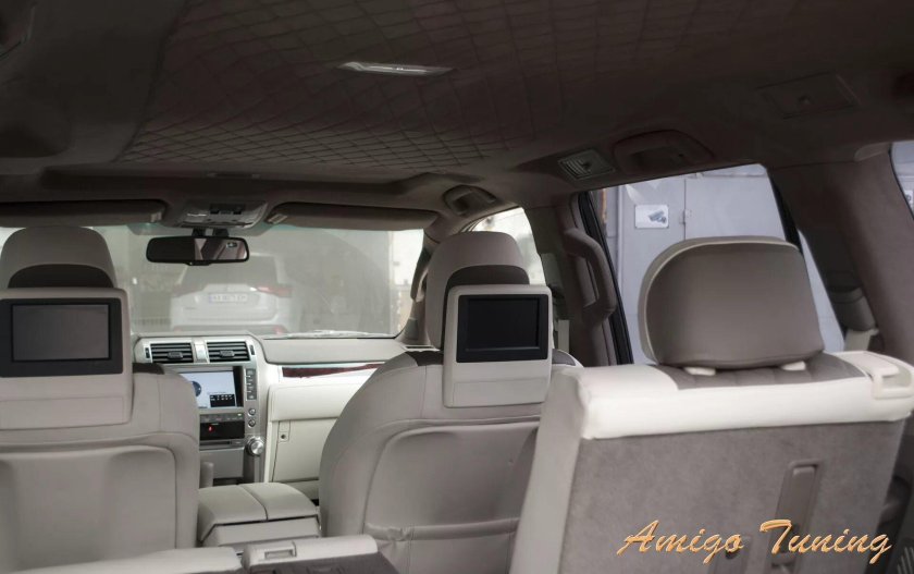 Перетяжка салона Лексус gx460