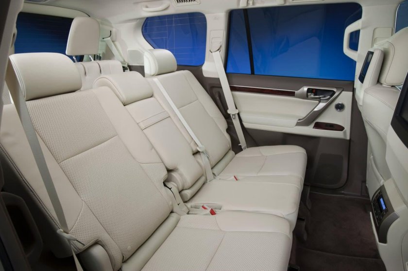 Лексус 460 GX белый салон