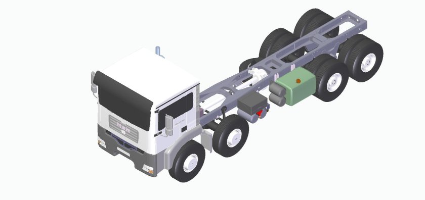 Ман 4х4 шасси