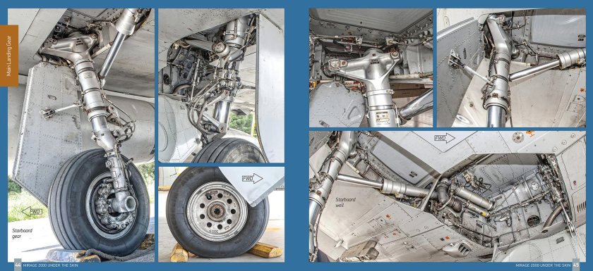 Mirage III передняя стойка шасси