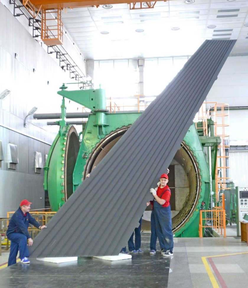 МС-21 крыло композитных материалов