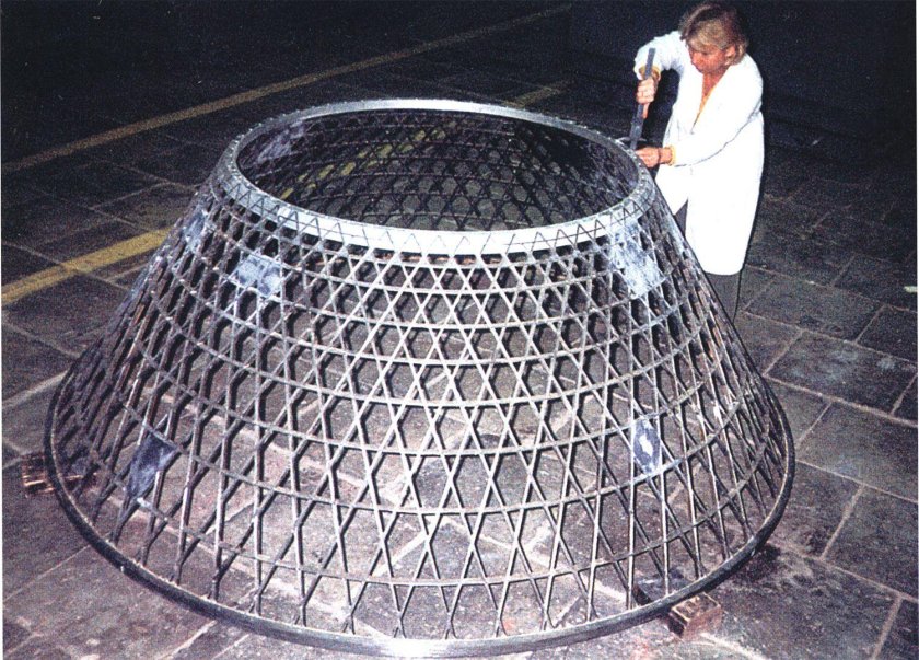 Сетчатые композитные конструкции