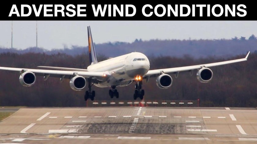 Посадка при боковом ветре