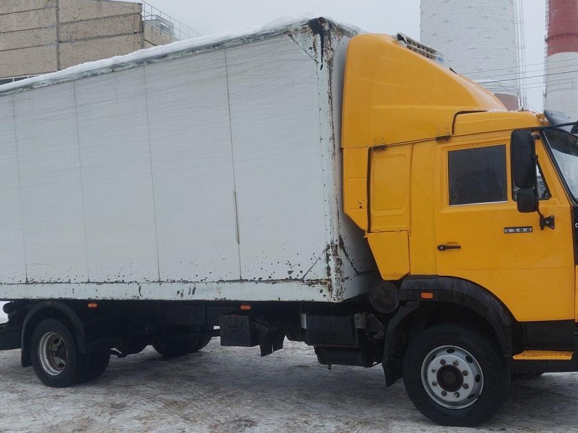 КАМАЗ 4308 желтый