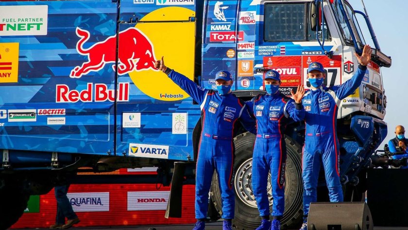 Экипаж Сотникова КАМАЗ мастер