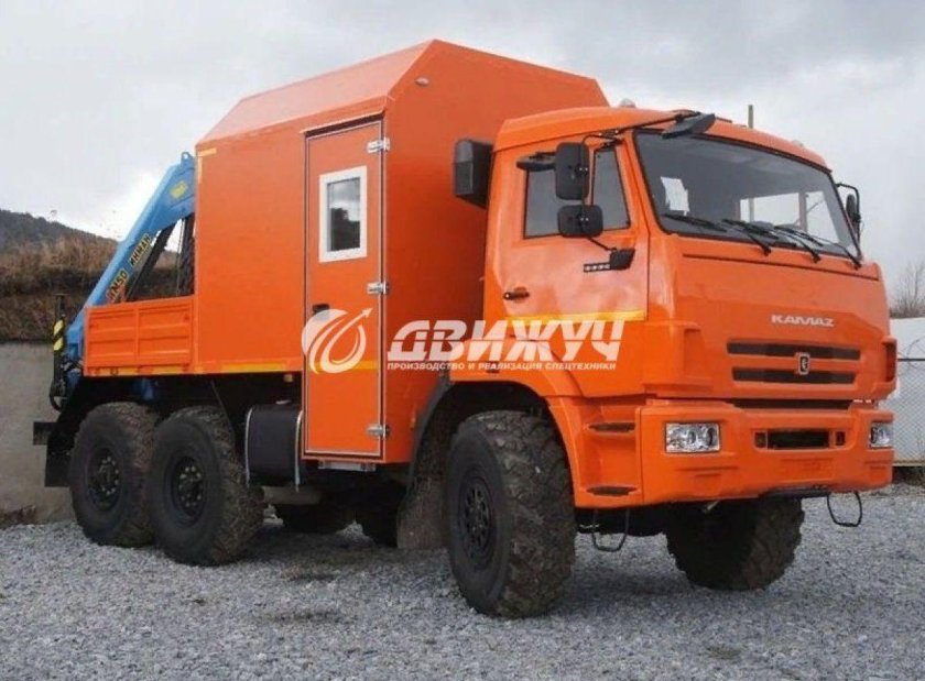 КАМАЗ 5350 С КМУ