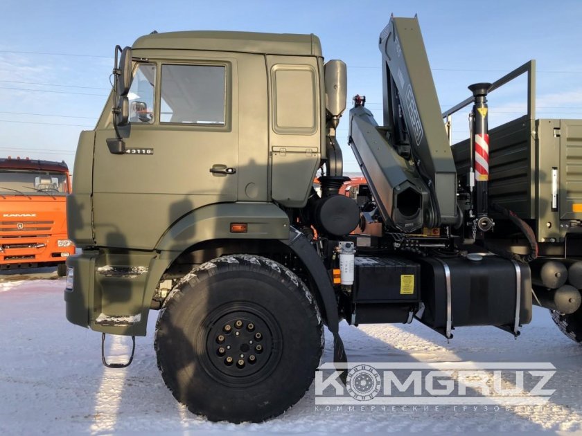 КАМАЗ 6х6 с КМУ