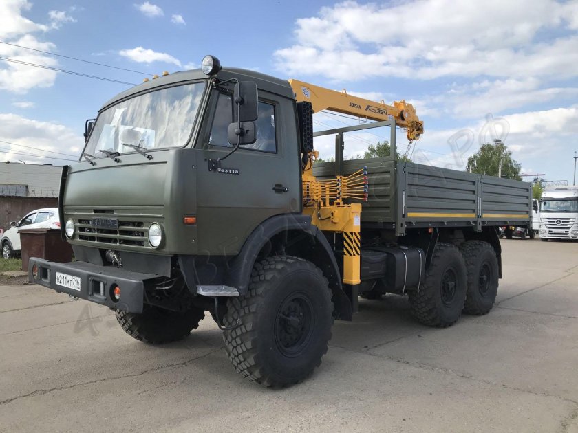 КАМАЗ вездеход 6х6 бортовой