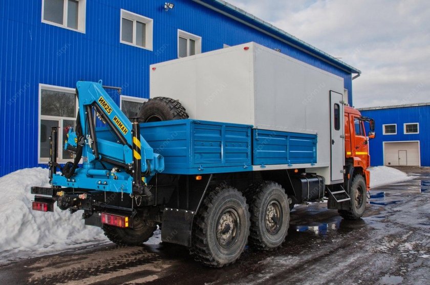 КАМАЗ 43118 мастерская с КМУ