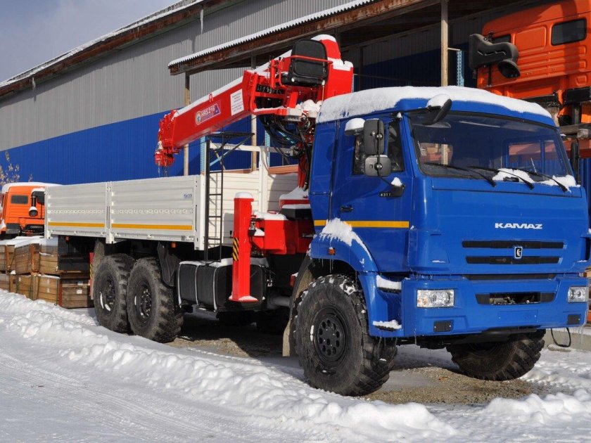 КАМАЗ 43118 С КМУ Horyong hrs 216