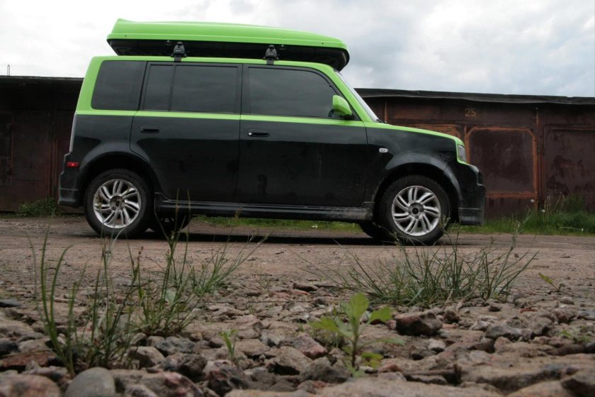 Toyota BB бокс на крышу