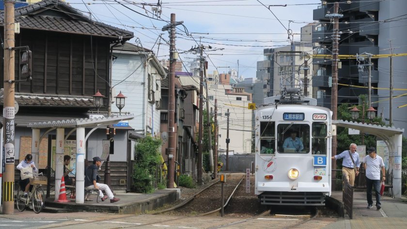 Трамвай в Японии
