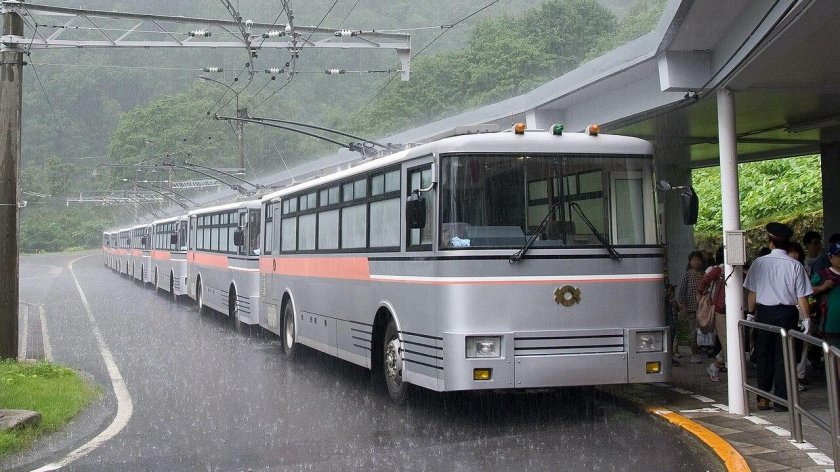 Японские электро автобусы