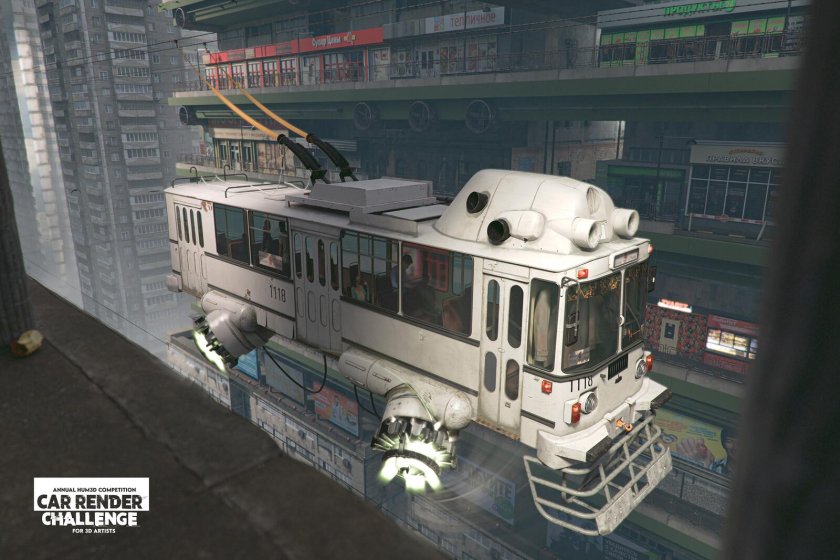 Городская свалка киберпанк