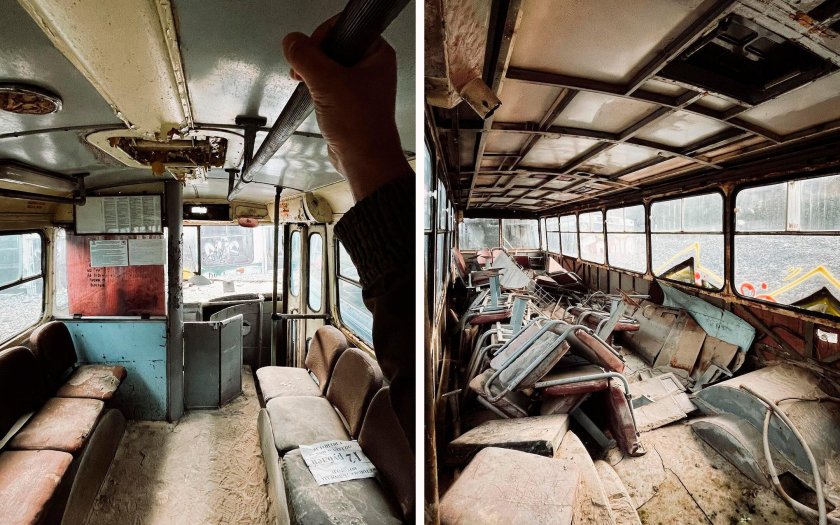 Кладбище троллейбусов в Ялте