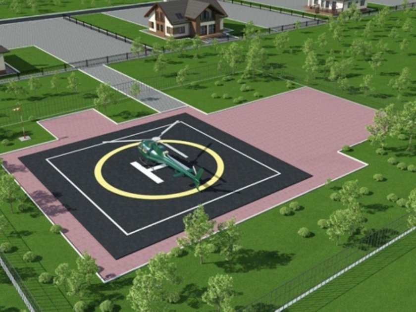 Площадка для вертолета