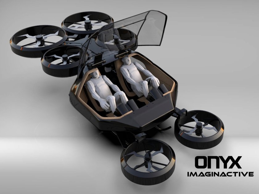 Автомобиль квадрокоптер