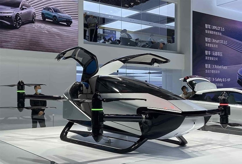 Xpeng x2 летающий автомобиль