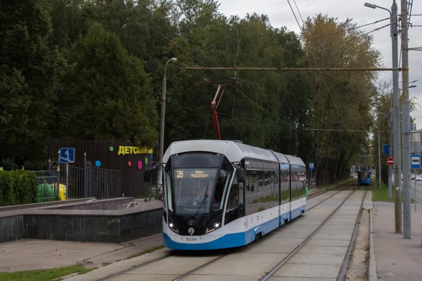 Московский трамвай Витязь м