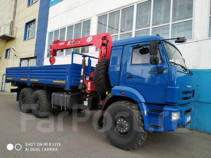 КАМАЗ бортовой манипулятор 6х6