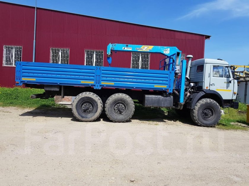 КАМАЗ 43118 С манипулятором Тадано 503