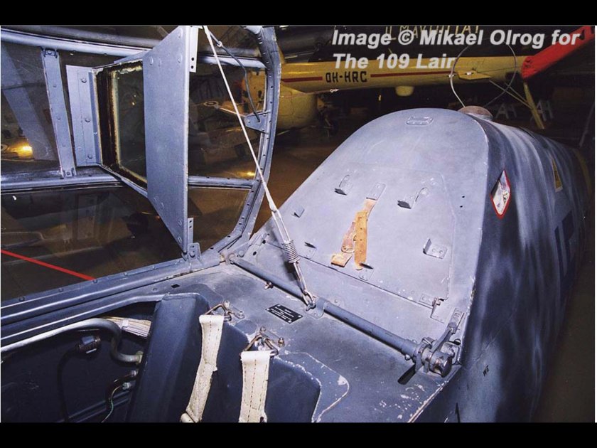 Bf 109 f2 кабина