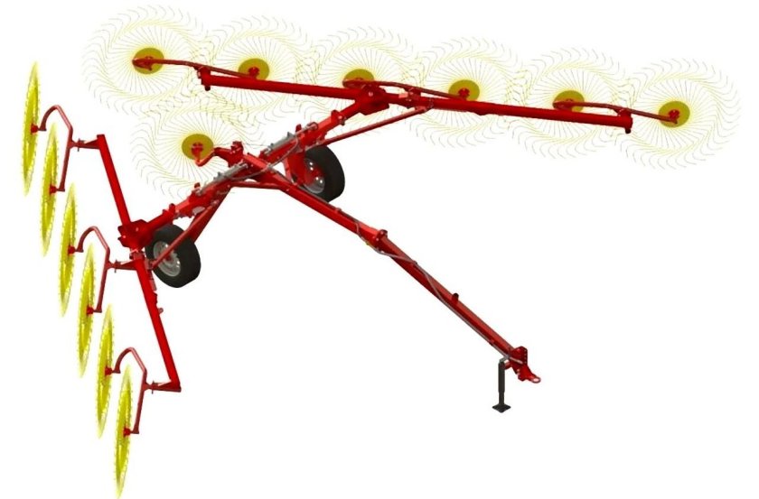 Грабли Harvest – SWR 13 (ГКП 8,4 М – 2 Гц)