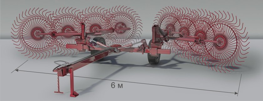 Грабли колесно-пальцевые ГКП-600