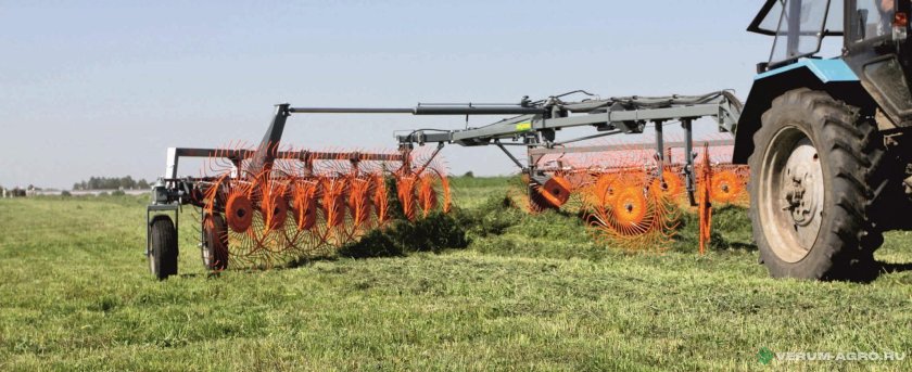 Грабли колесно-пальцевые прицепные MK 16c