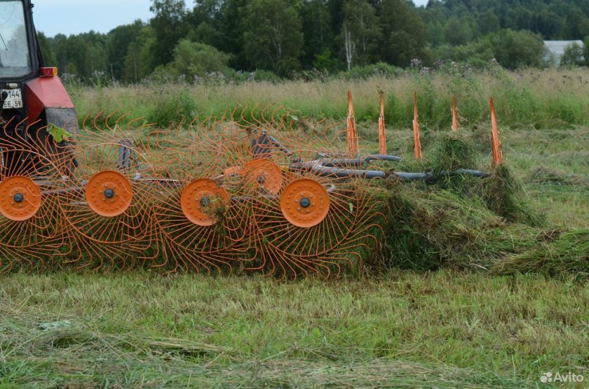 Грабли колесно-пальцевые cерии h90