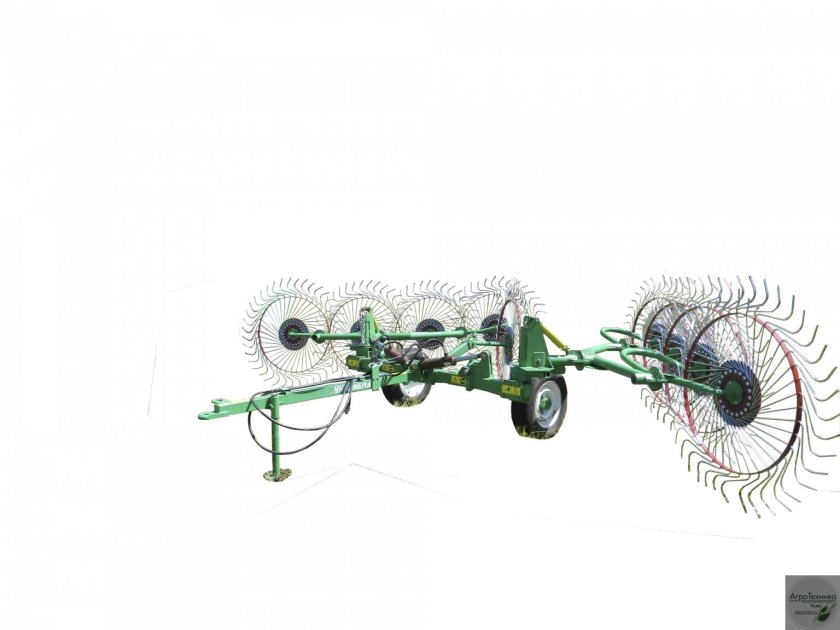 Грабли ворошилки колесно пальцевые ГКП