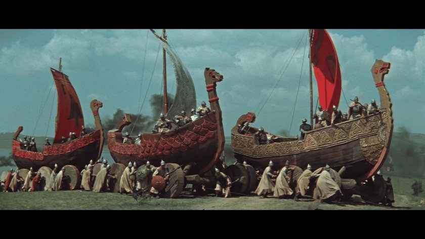 Поход князя Олега на Царьград корабли на колесах