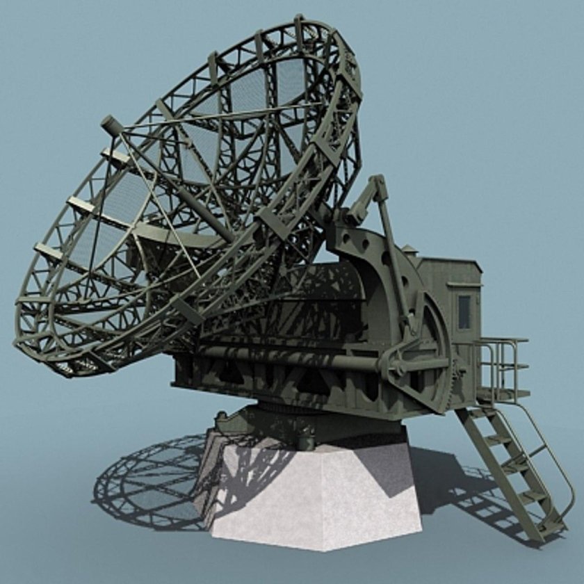 Радар 3д модель