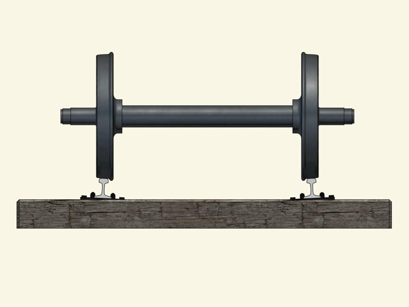 Колесная пара ру1