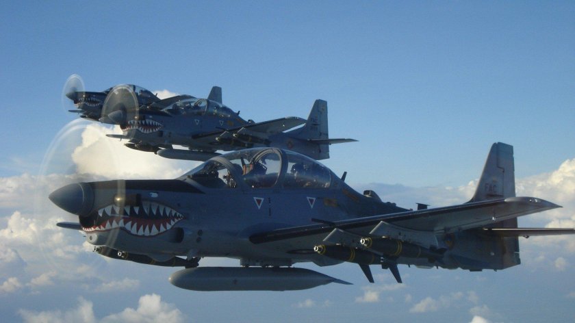 Штурмовики EMB 314 super Tucano