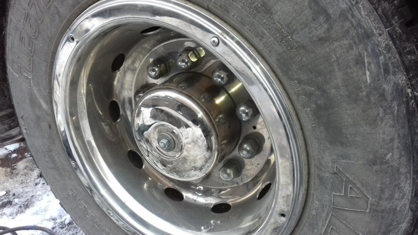 Хром колпаки на Даф 105