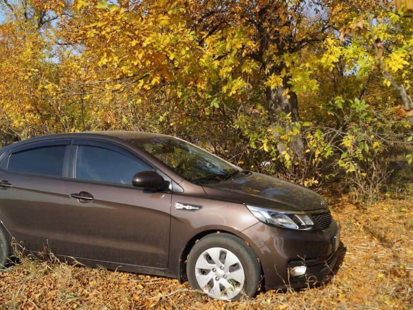 Киа Рио 4 коричневый